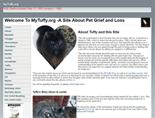 Tablet Screenshot of mytuffy.org